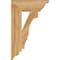 Ekena Millwork Balboa Traditional Rough Sawn Bracket, Western Red Cedar, 4"W x 14"D x 22"H BKT04X14X22BOA01RWR - alternate 2